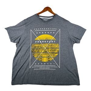 Frankfurt Germany Shirt Men's German Travel Europe Frankonovurd Alpha World 3XL